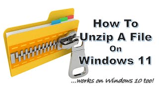 How to extract zip files on pc