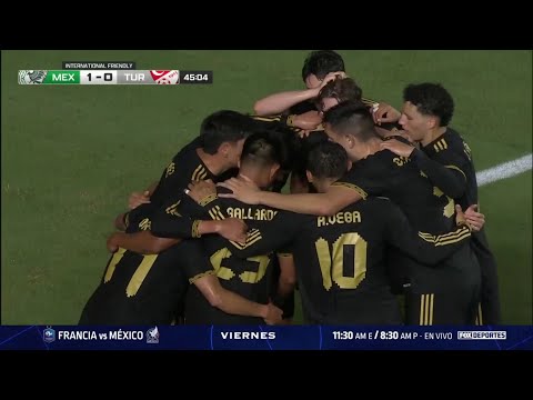 💪🇲🇽 GOAL Orbelín Pineda | Mexico 1-0 Turkey | International Friendly
