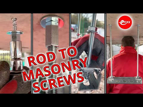 FASTER UNISTRUT TRAPEZE with DELIGO MASONRY SCREWS #shorts