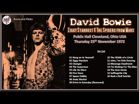 David Bowie Cleveland Ohio USA Nov 1972 [VG-EX Aud Recording]