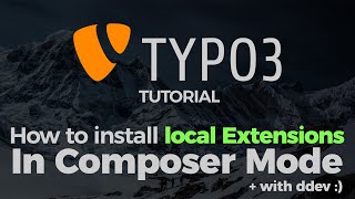 How to install Local/Dev Extensions via Composer Mode in TYPO3