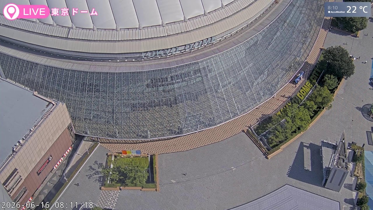 Live webcam view of The Big Egg Stadium & City Plaza