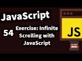 Implement Infinite Scroll In JavaScript Exercise 54