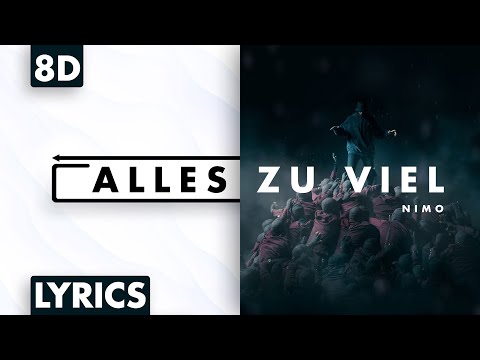 8D AUDIO | Nimo & Ramo - Alles zu viel (Lyrics)