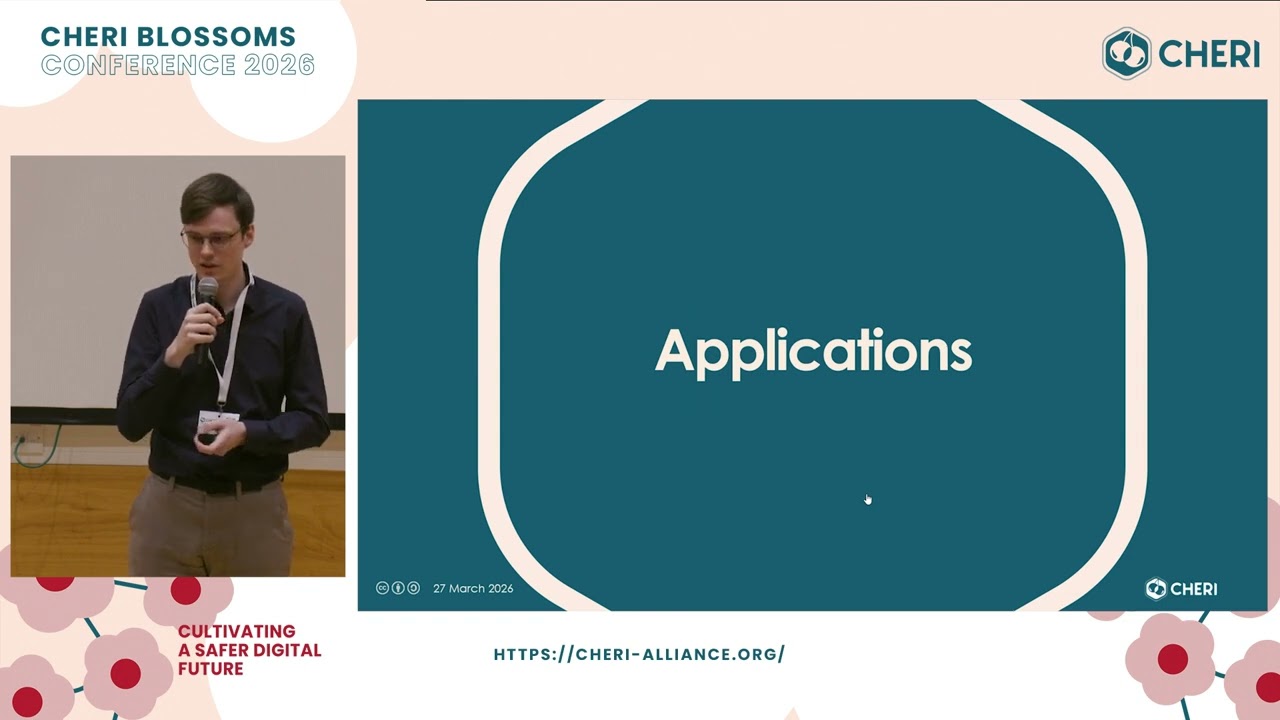 CHERI-enabled RISC-V VP: Capabilities and Applications - Luca Müller | CHERI Blossoms 2026