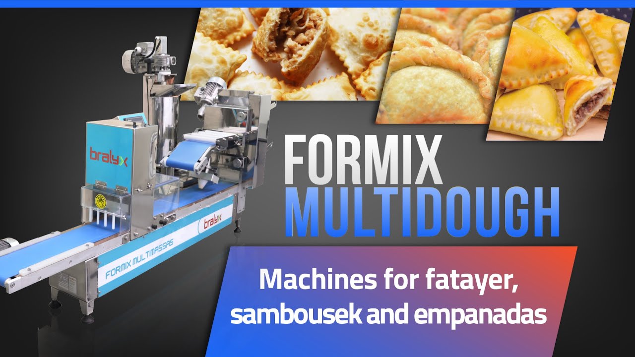 Video of FORMIX MULTIDOUGH FATAYER, SAMBOUSEK & EMPANADA MACHINE