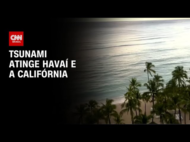Tsunami atinge costa oeste dos Estados Unidos | CNN NOVO DIA