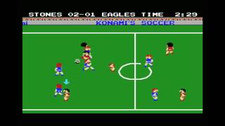 Konami's Soccer MSX Gameplay - Score Goals Retro Style
