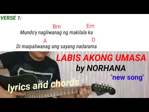 LABIS AKONG UMASA, new revive song by NORHANA, lyrics and chords