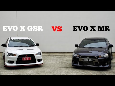 The Differences Between An Evo X GSR And Evo X MR