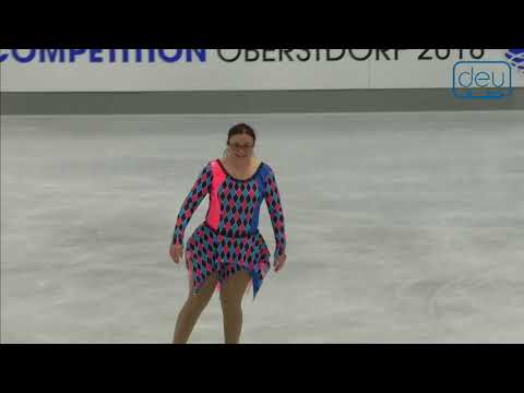 Maria BALL. Oberstdorf 2018. Bronze Ladies III A - Free Skating. 8 place