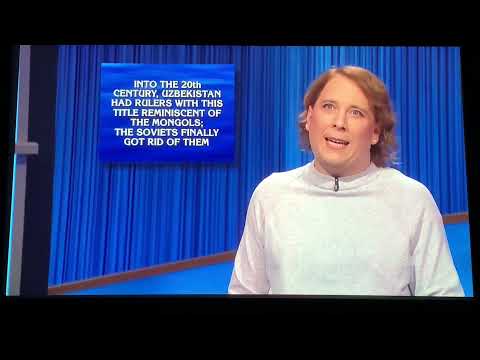 Double Jeopardy, Amy Schneider DAY 20 - 3rd Daily Double (12/28/21)