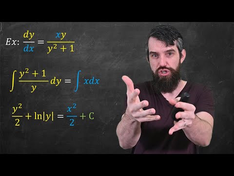 Separation of Variables //  Differential Equations