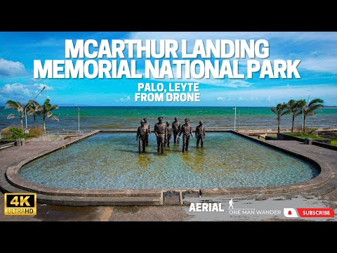 McARTHUR LANDING MEMORIAL PARK FROM DRONE (Aerial 4k HD) | One Man Wander