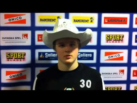 Adam Byström-Johansson efter 4-1 segern över Arboga.