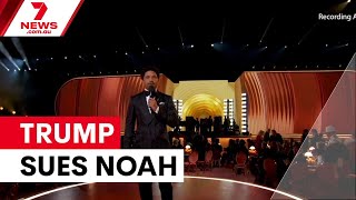 Trump threatens to sue Grammys host Trevor Noah | 7NEWS