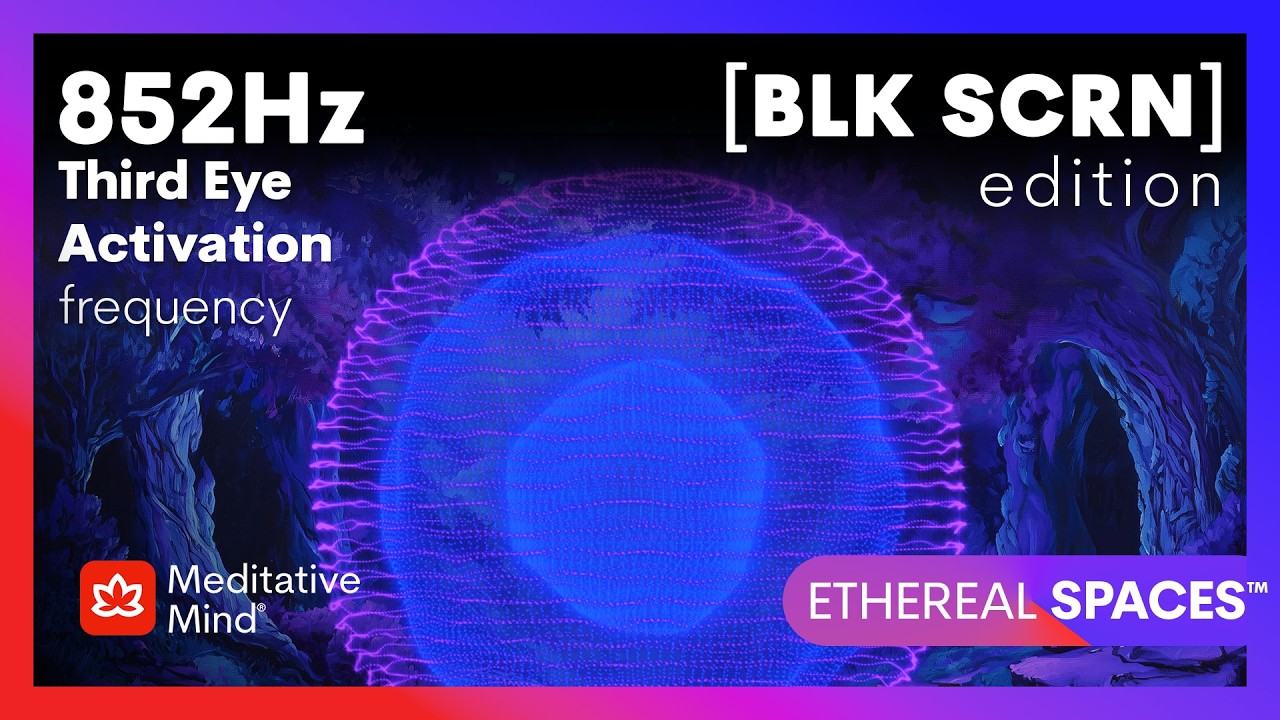 852Hz | LET GO of Overthinking & Worries | ALIGN Your HIGHER SELF | BLACK SCREEN | ETHEREAL SPACES™