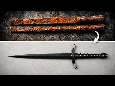 From Scrap Files to RINGWRAITH Dagger | LOTR Forging