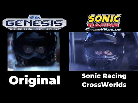 Sonic Racing CrossWorlds Commercial VS SEGA Genesis Blast Processing Commercial