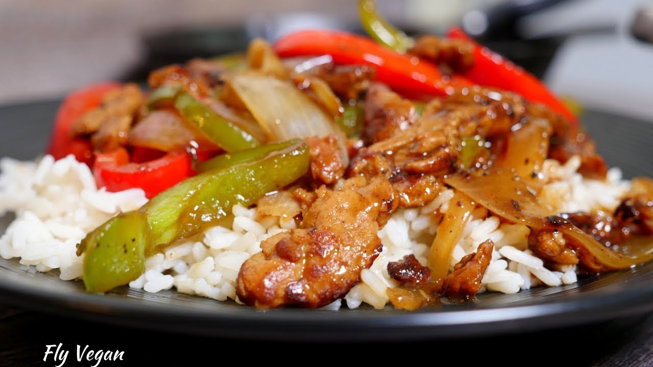 Vegan Pepper Steak