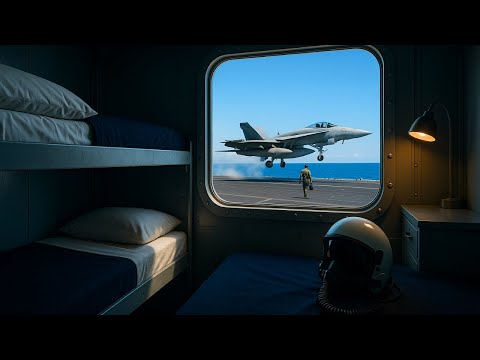 Where Do Fighter Jet Pilots SLEEP on US Aircraft Carriers?