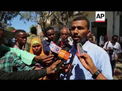Aftermath deadly car bombing in Mogadishu