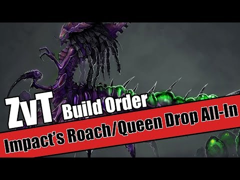 Build Order Tutorial: ZvT Impact's Roach/Queen Drop All-In