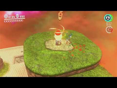 Flag 13-4: Main Courtyard Entrance, Bowser's Kingdom | Super Mario Odyssey (NS)