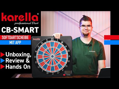 Karella CB-Smart Soft Dartboard with App 🎯 | Unboxing, Review & Hands On