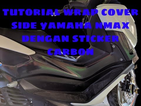 Yamaha N Max Cover Side Carbon Wrapping