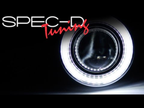 SPECDTUNING DEMO VIDEO: 40 SMD LED UNIVERSAL LED HALO PROJECTOR FOG LIGHTS