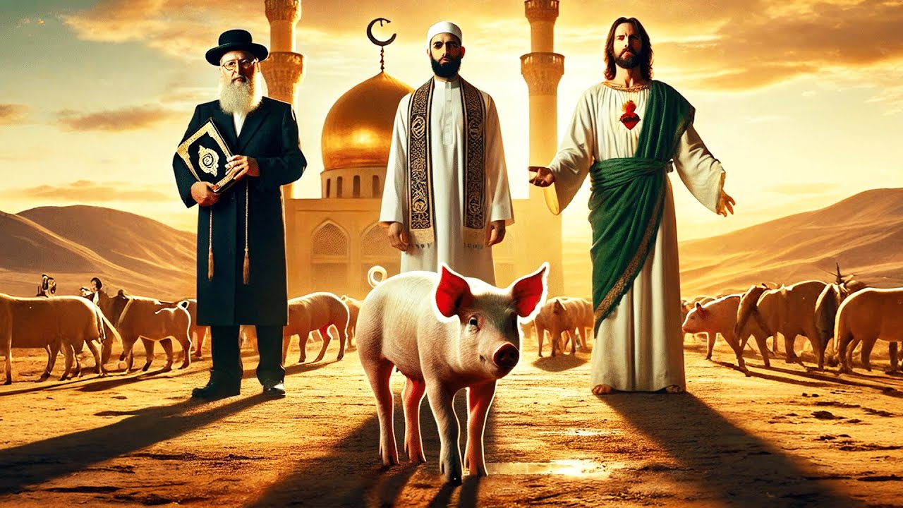 Por Que Muçulmanos e Judeus NÃO Comem CARNE DE PORCO? Mas os Cristãos SIM? A Verdade Revelada!