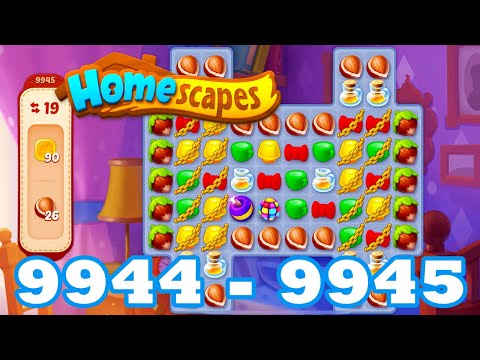 Homescapes Level 9944 - 9945 HD 3 - match puzzle game | Gameplay Walkthrough | android | GameGo Game