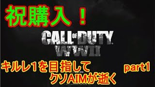 【WW2実況】キルレ１を目指してクソAIMが逝く part1