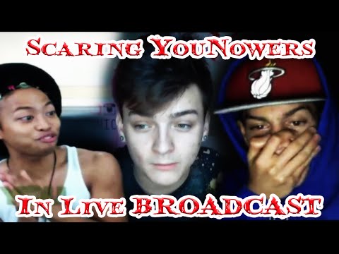 YouNow Scares - Scaring 5quad Featuring ItsNickBean, RudanC, and Edwin Burgos