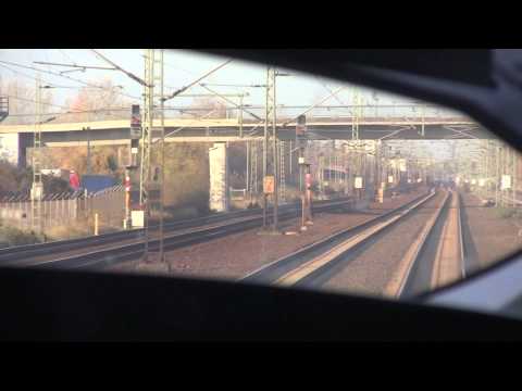ICE 3 High Speed Train Cab Views Across Hesse and to Köln Hbf, Germany - 20th November, 2012