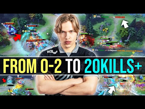 OG.Topson DAWNBREAKER - From 0-2 to 20KILLS+ Real Quick! DOTA 2