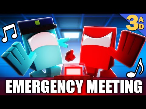"EMERGENCY MEETING" Among Us Minecraft Music Video | 3A Display (Ft. Random Encounters)