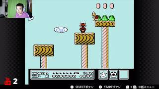 スーパーマリオブラザーズ3にチャレンジ