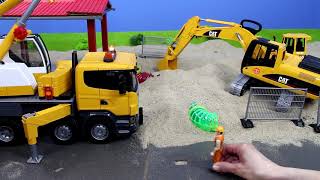Baustellenfahrzeuge für Kinder