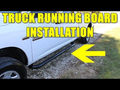 Truck Running Board Installation Ram 3500