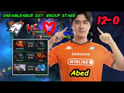 Abed Ember Spirit MID Virtus Pro vs Mouz DreamLeague S27: Group Stage
