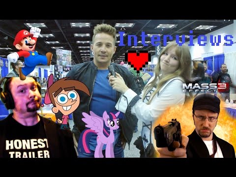 Interview with Nostalgia Critic, Tara Strong, Jon Bailey, and more!