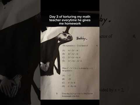 day 3 of torturing my math teacher everytime she gives me homework #art #horror #drawing #shorts