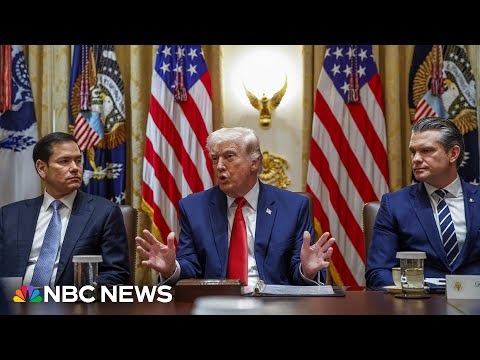 LIVE: Trump holds a Cabinet meeting | NBC News