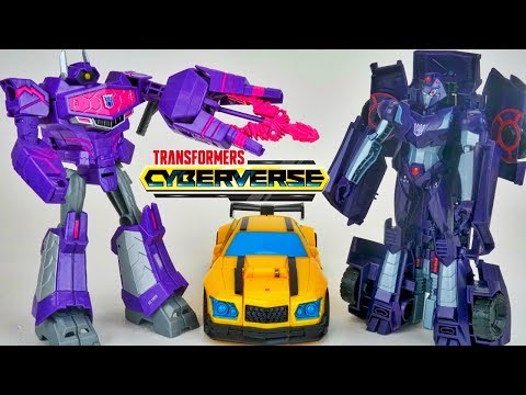 Transformers Cyberverse Ultra Shockwave Shadow Striker Action Attack Bumblebee