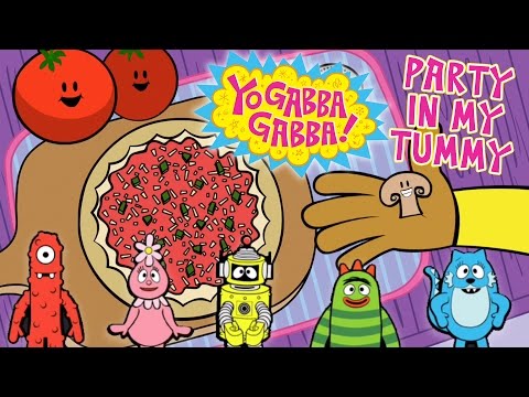 Feed your favourite friends in Yo Gabba Gabba! Party in my Tummy