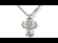 MAJ Serenity Prayer Cross Pendant with Chain ...
