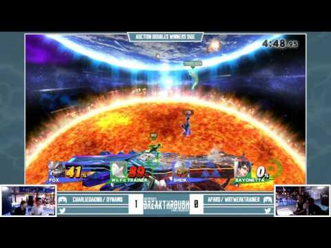 2GG: Breakthrough - CharlieDaKing + Dynamo Vs. Aphro + WiiTwerkTrainer Auction Doubles Winners Side
