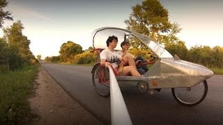 preview picture of video 'Веломобиль / Hand Made Velomobile 2013'